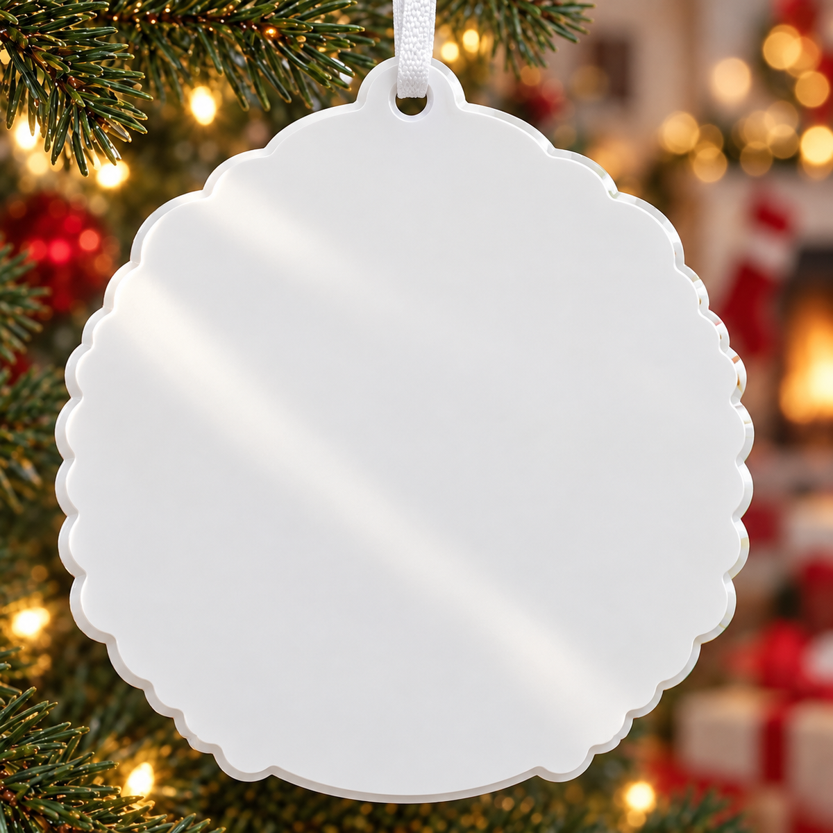 Baby's First Christmas 2026 Patriotic America 250 Hanging Plaque - 3D Relief Ornament