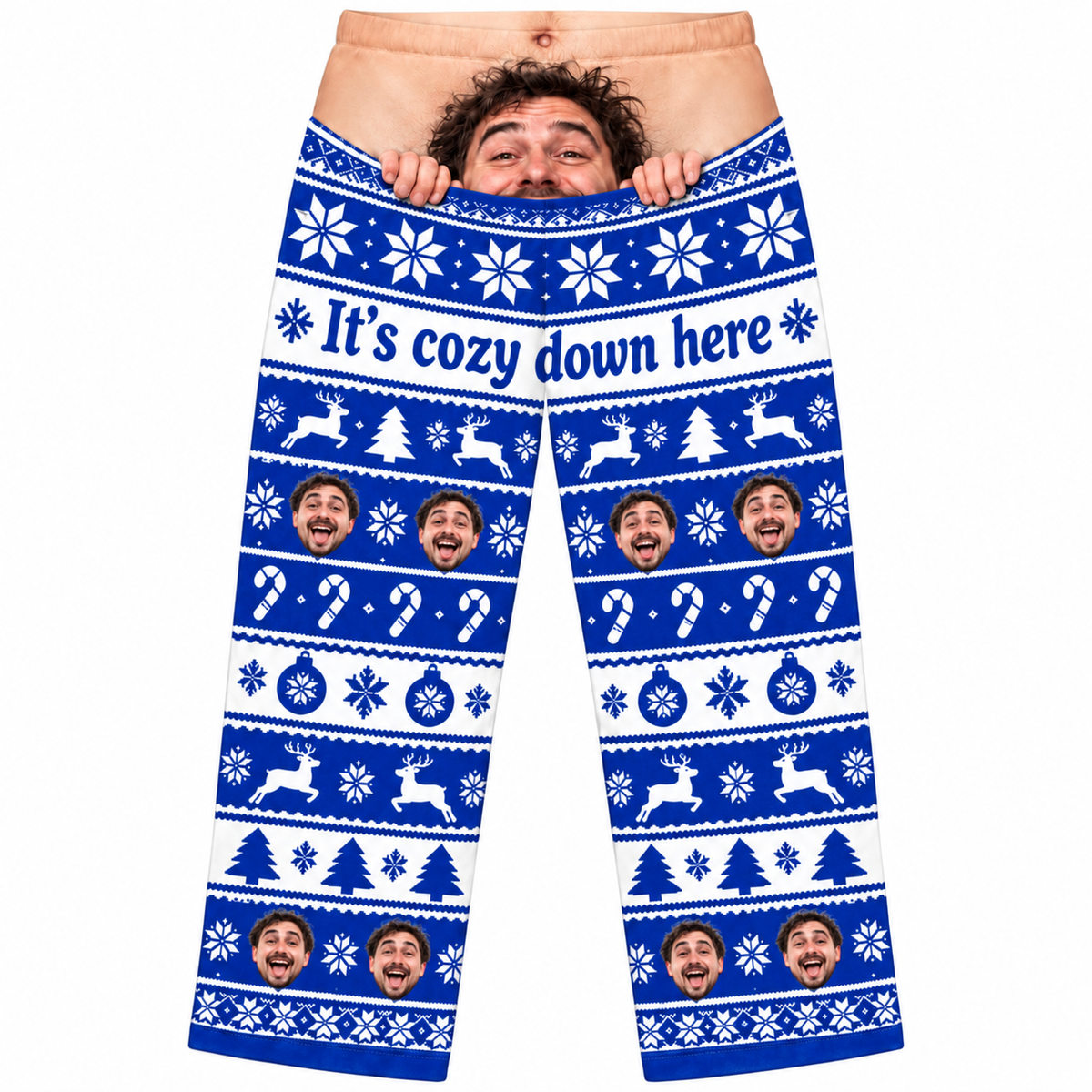 Christmas Pajama Pants Printed Holiday Fair Isle Lounge Sleepwear
