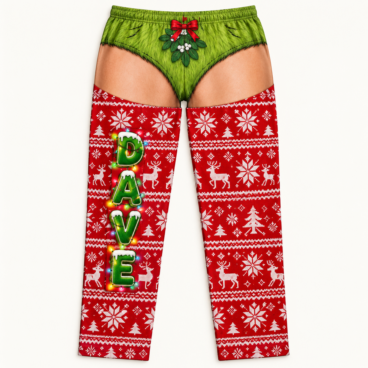 Mens Holiday Pajama Pants Novelty Christmas Printed Sleepwear