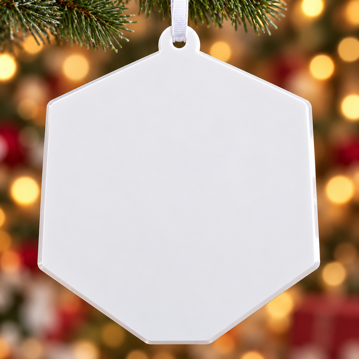 First Christmas in Our New Home Front Porch Couple Plaque - 3D Relief Ornament