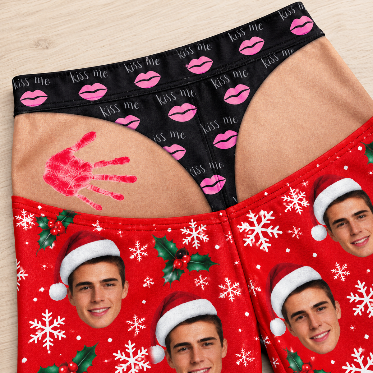 Men's Novelty Christmas Pajama Pants Funny Holiday Gag Loungewear