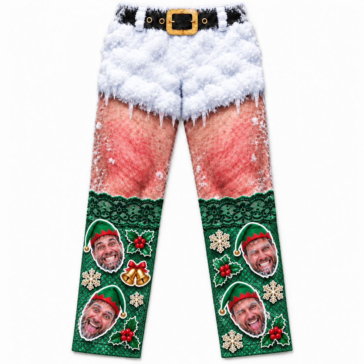 Christmas Pajama Pants Novelty Printed Holiday Lounge Trousers