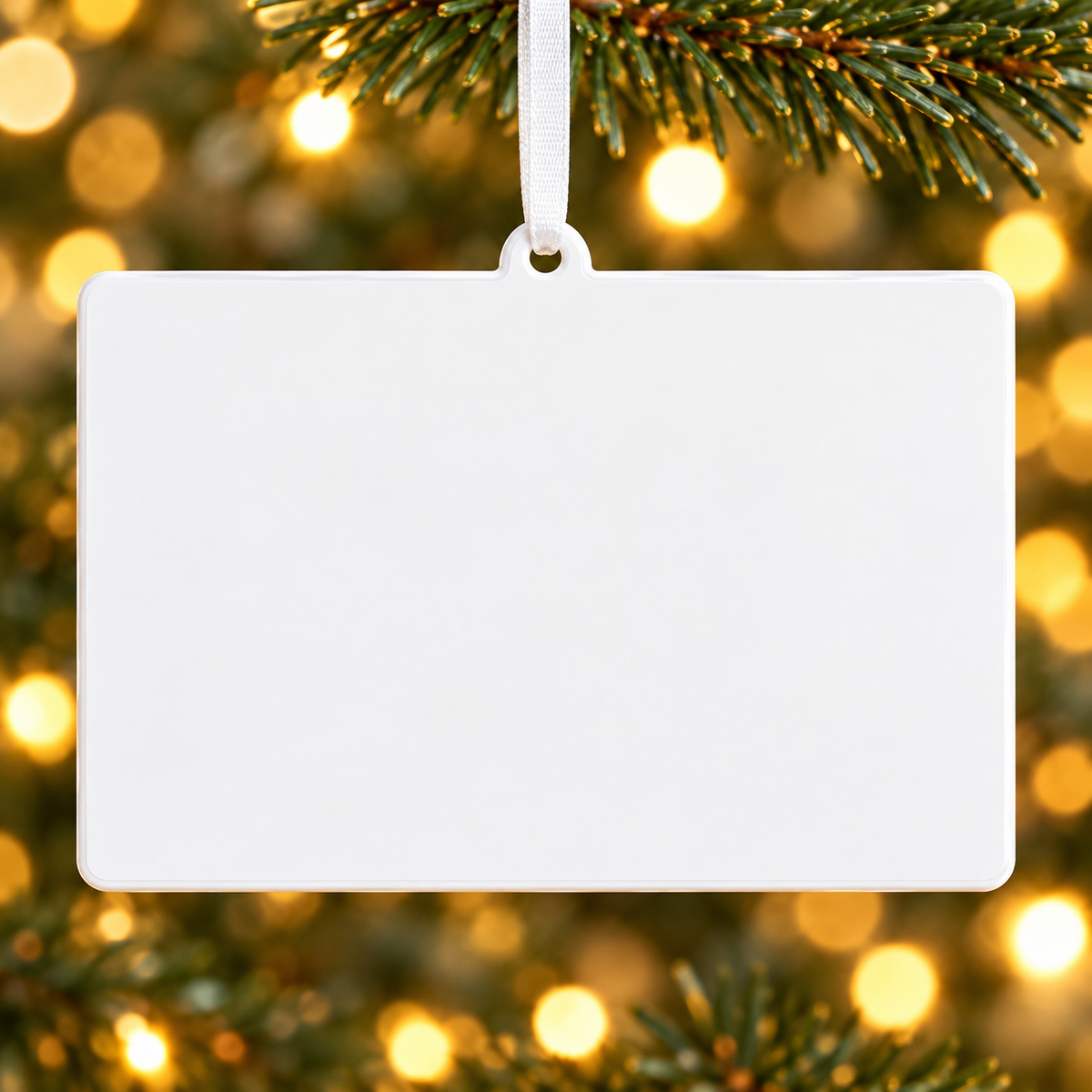 Christmas Mugshot Lineup Kids Costumes Rectangular Hanging Holiday Keepsake - 3D Relief Ornament