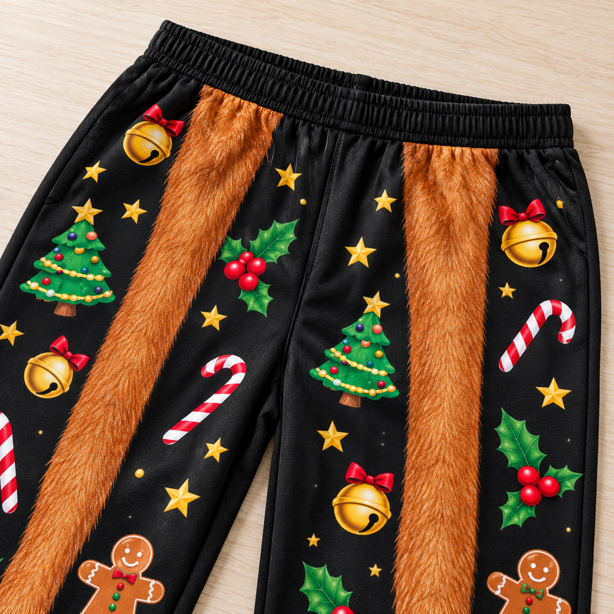 Mens Christmas Pajama Pants Novelty Printed Holiday Loungewear