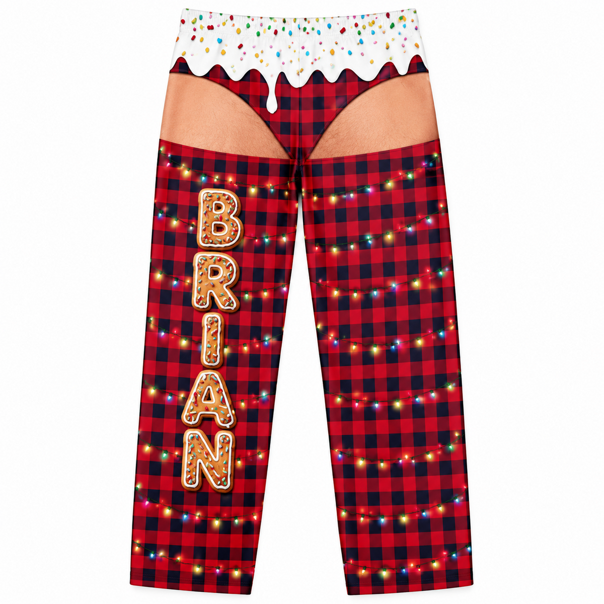 Mens Holiday Pajama Pants Novelty Christmas Printed Sleepwear