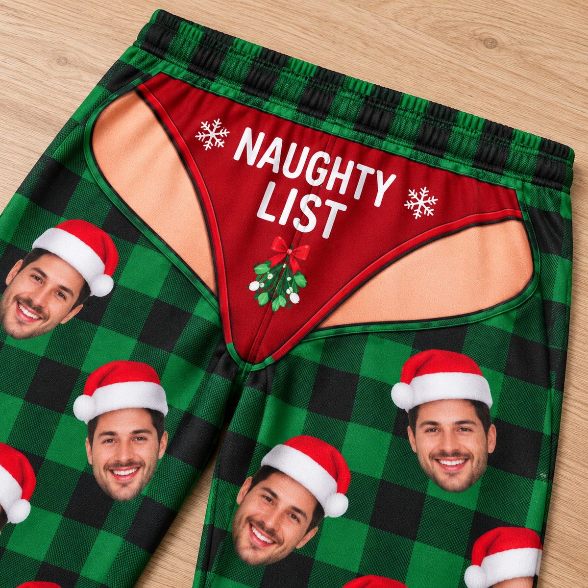 Pajama Pants Novelty Plaid Christmas Loungewear Holiday Sleep Bottoms