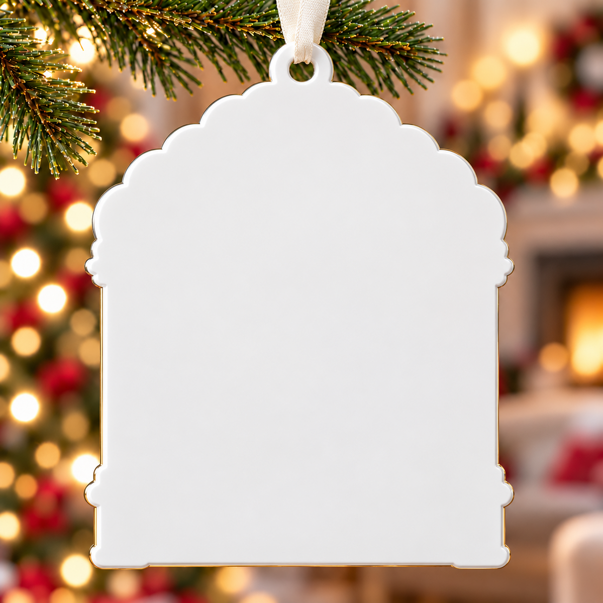 Bakery Pastry Kitchen Christmas Shopfront Hanging Decor - 3D Relief Ornament
