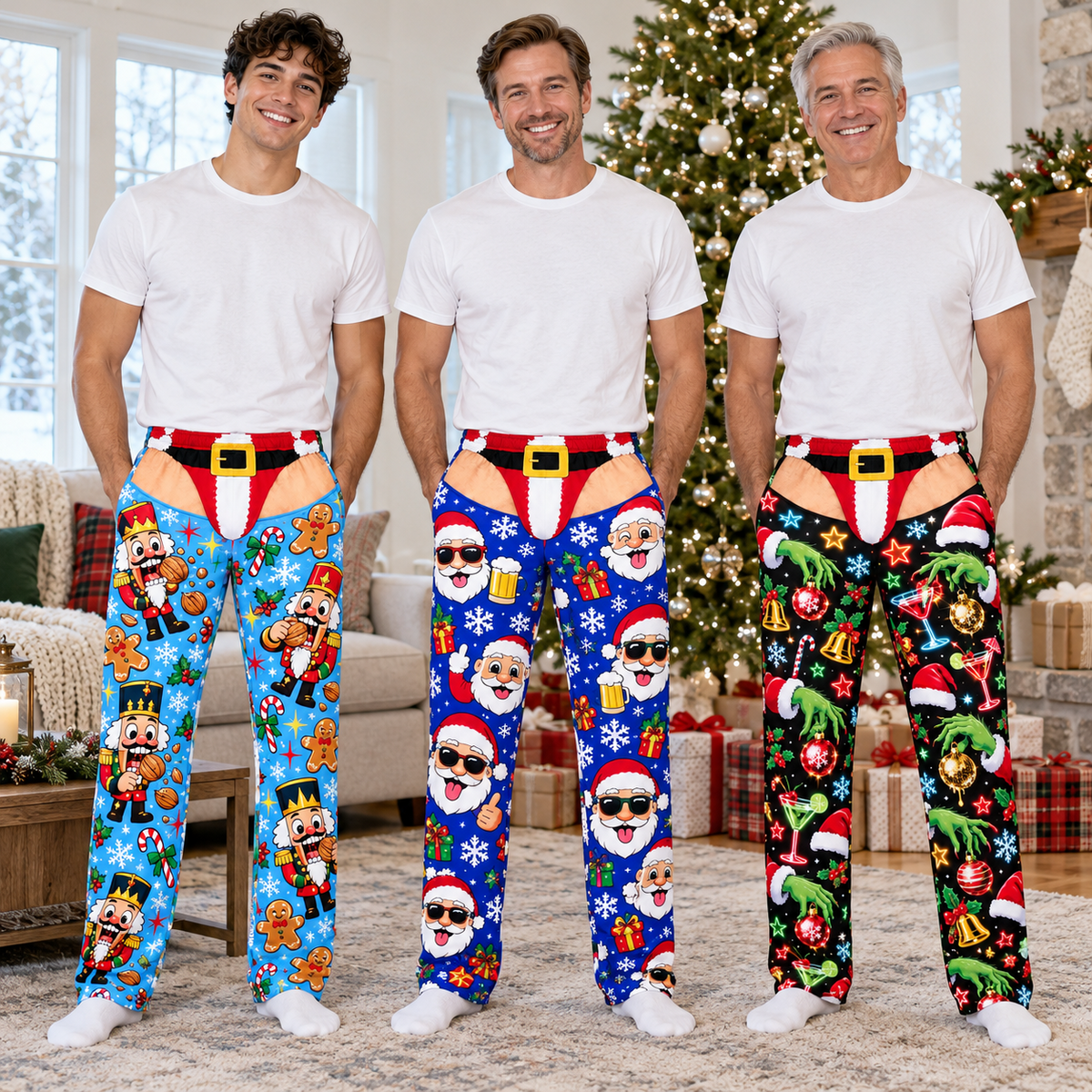 Christmas Pajama Pants Women Holiday Lounge Trousers Sleepwear