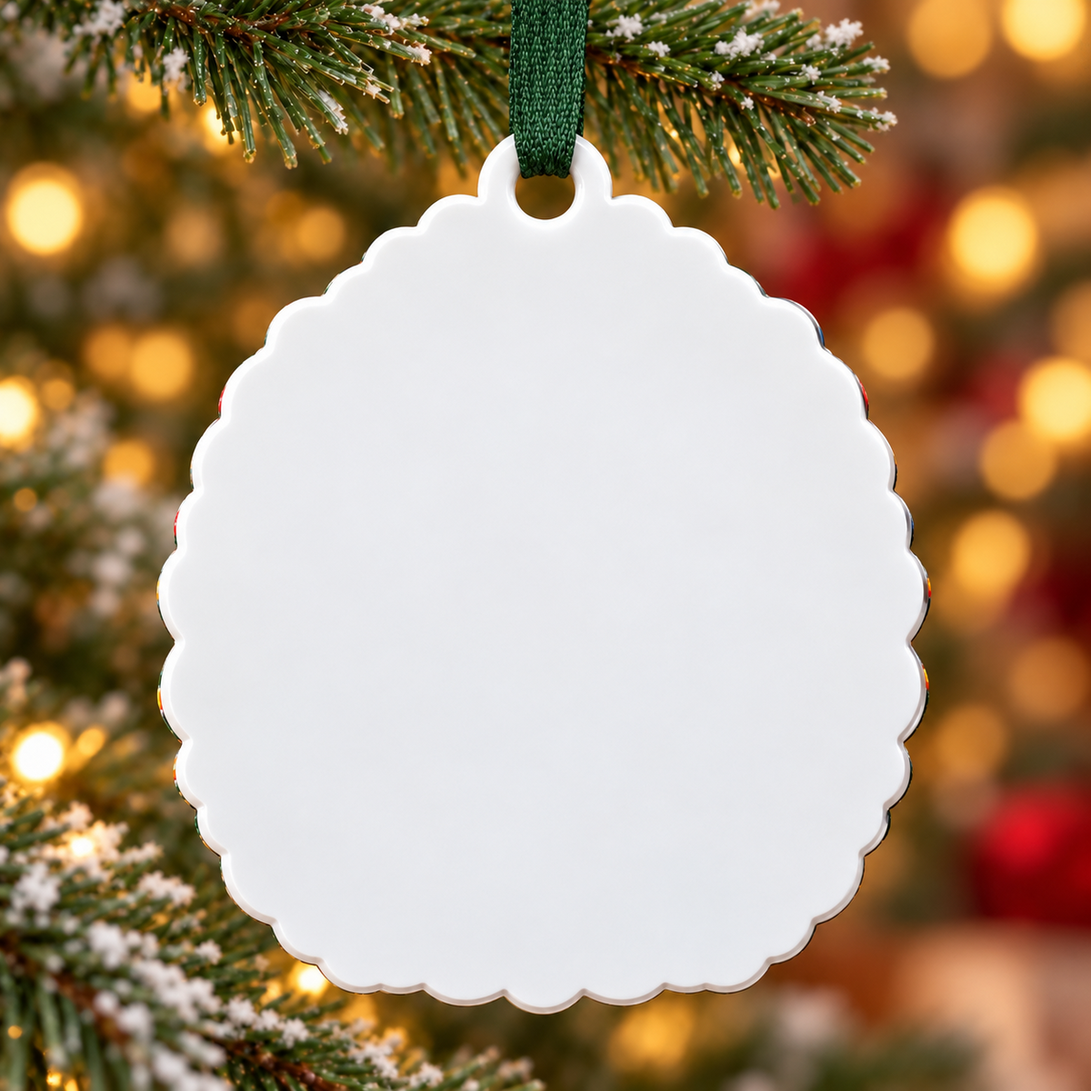 Retro Gamer Pixel Arcade Desk Holiday Hanging Keepsake - 3D Relief Ornament