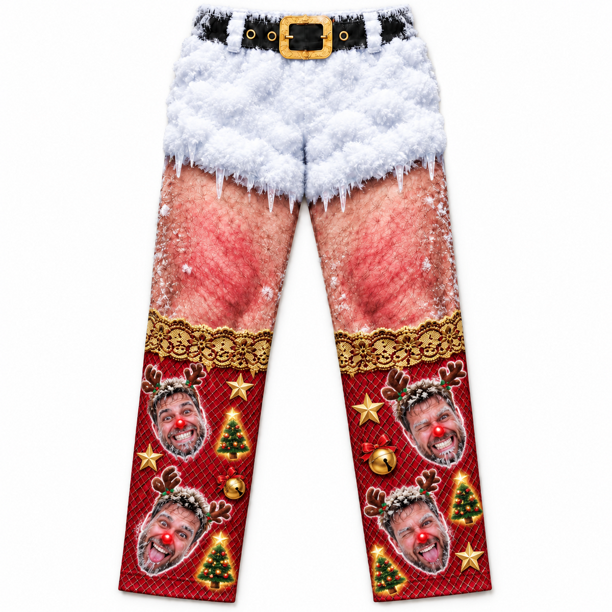 Christmas Pajama Pants Novelty Printed Holiday Lounge Trousers