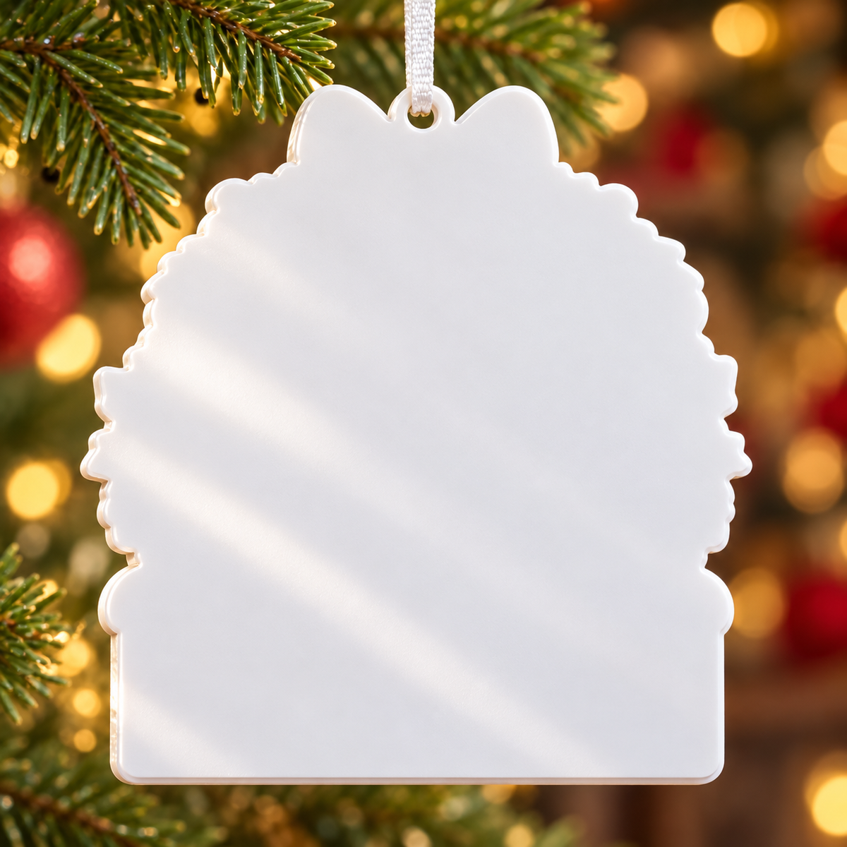 Sleeping Corgi Dog First Christmas In My Forever Home Holiday Plaque - 3D Relief Ornament