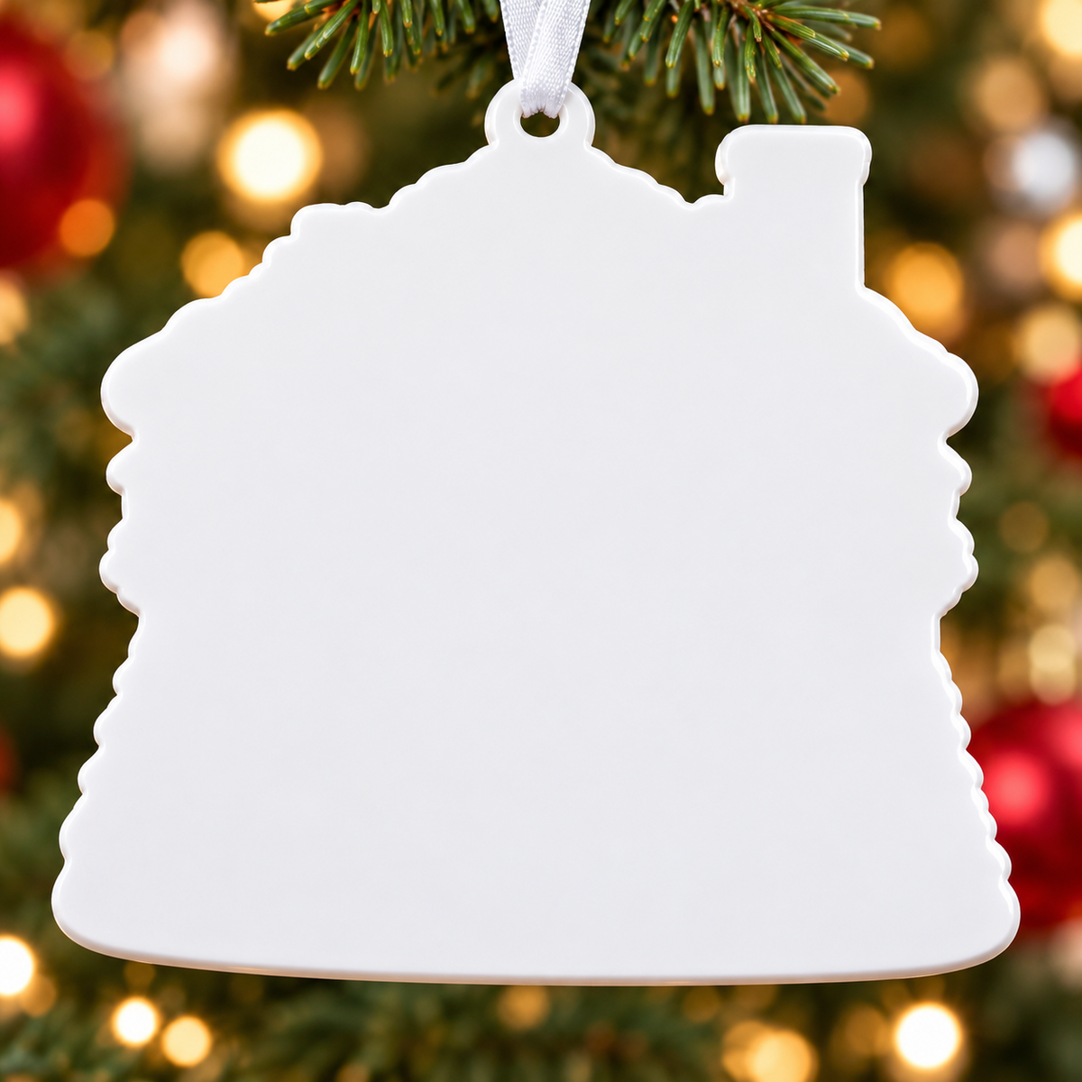 Christmas Gingerbread Bakery Shop House Hanging Holiday Keepsake - 3D Relief Ornament