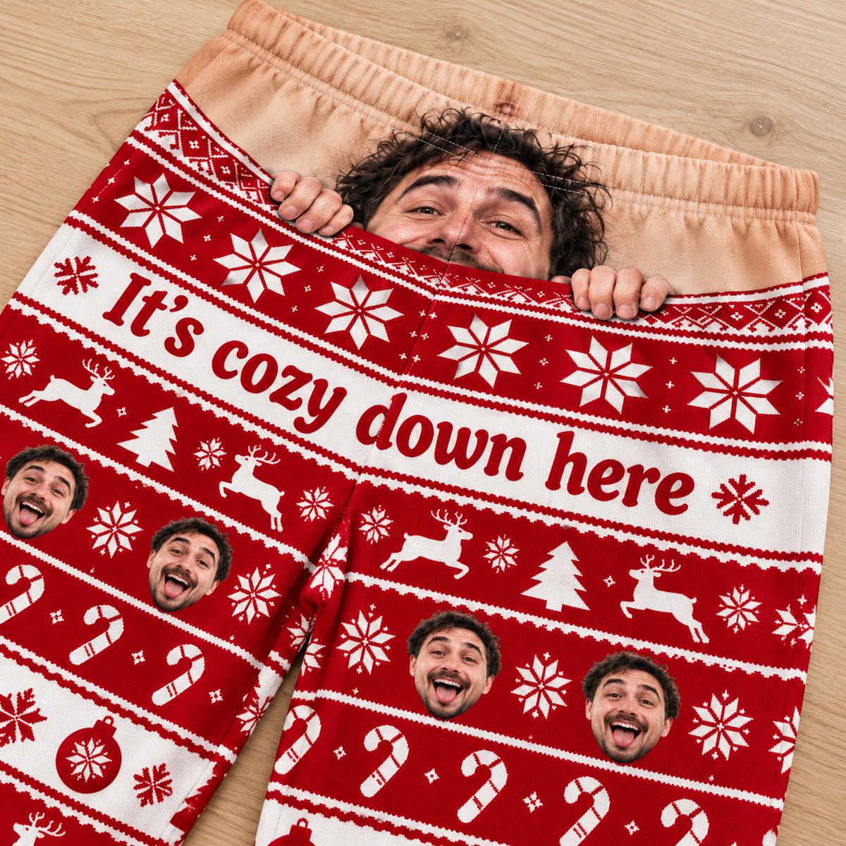 Christmas Pajama Pants Printed Holiday Fair Isle Lounge Sleepwear