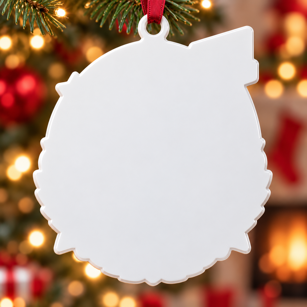 Basketball Player Slam Dunk Holiday Tree Keepsake - 3D Relief Ornament
