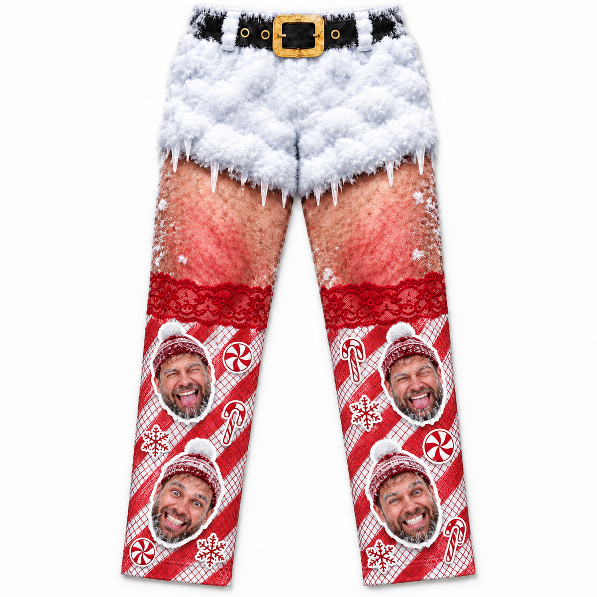 Christmas Pajama Pants Novelty Printed Holiday Lounge Trousers