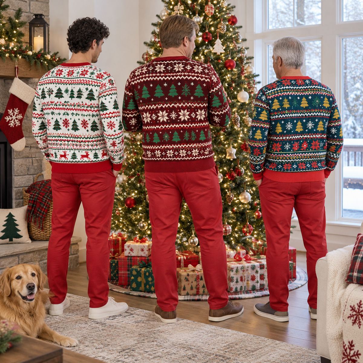 Jingle Balls Ugly Christmas Sweatshirt Funny Adult Holiday Pullover