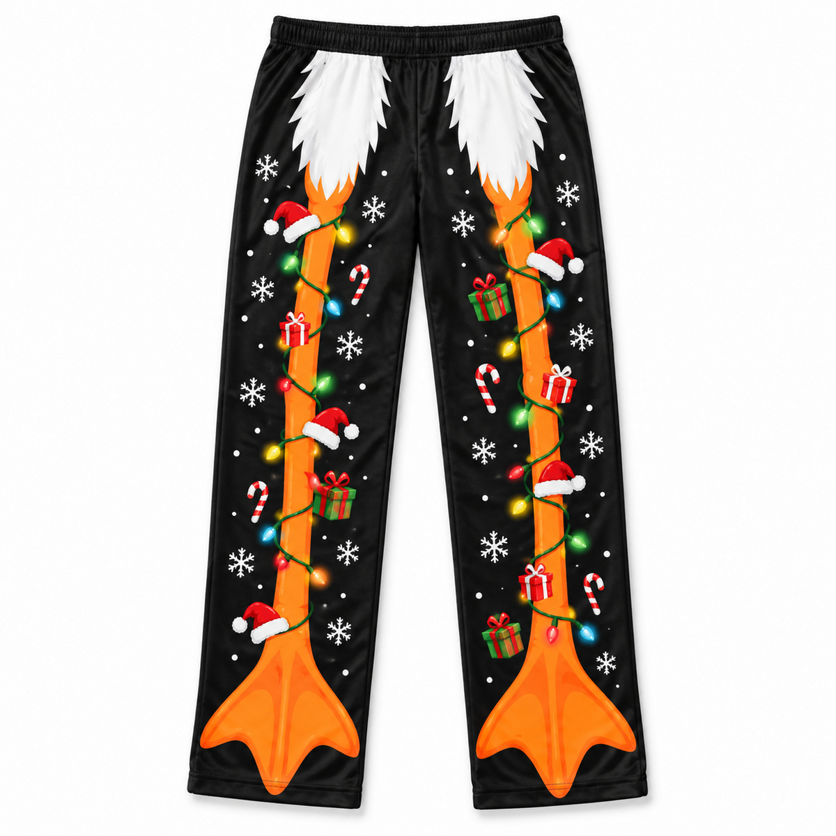 Mens Christmas Pajama Pants Novelty Printed Holiday Loungewear