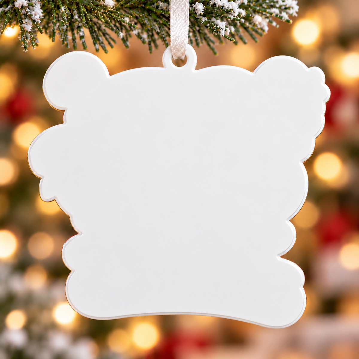 Hot Cocoa Mug and Gingerbread Couple Better Together Holiday Keepsake - 3D Relief Ornament