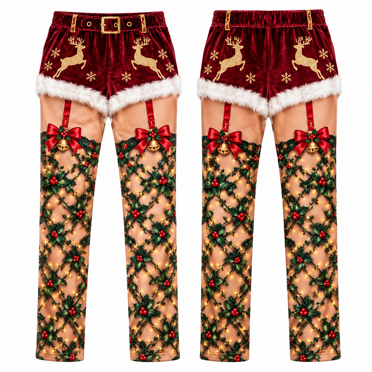 Funny Christmas Pajama Pants for Men Novelty Holiday Loungewear