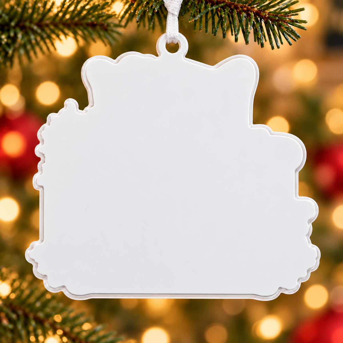 Cozy Woman Reading in Armchair with Sleeping Dog Acrylic Hanging Holiday Plaque - 3D Relief Ornament