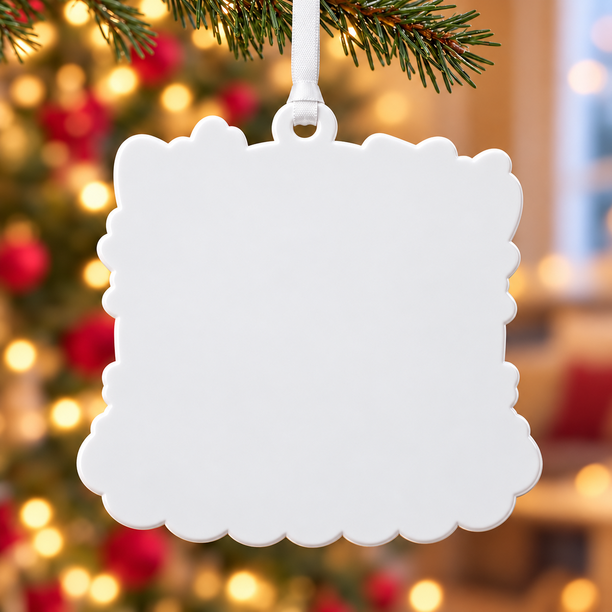 Gardening Tools and Plant Pot Holiday Keepsake - 3D Relief Ornament