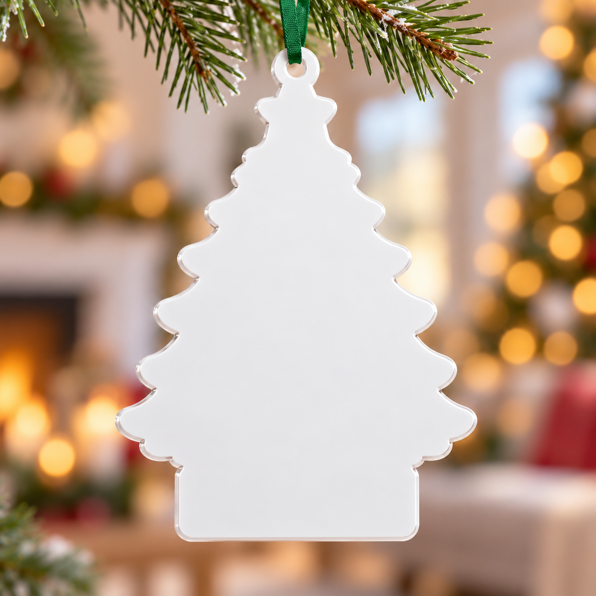 Golden Retriever Puppy Christmas Tree Hanging Holiday Decor - 3D Relief Ornament