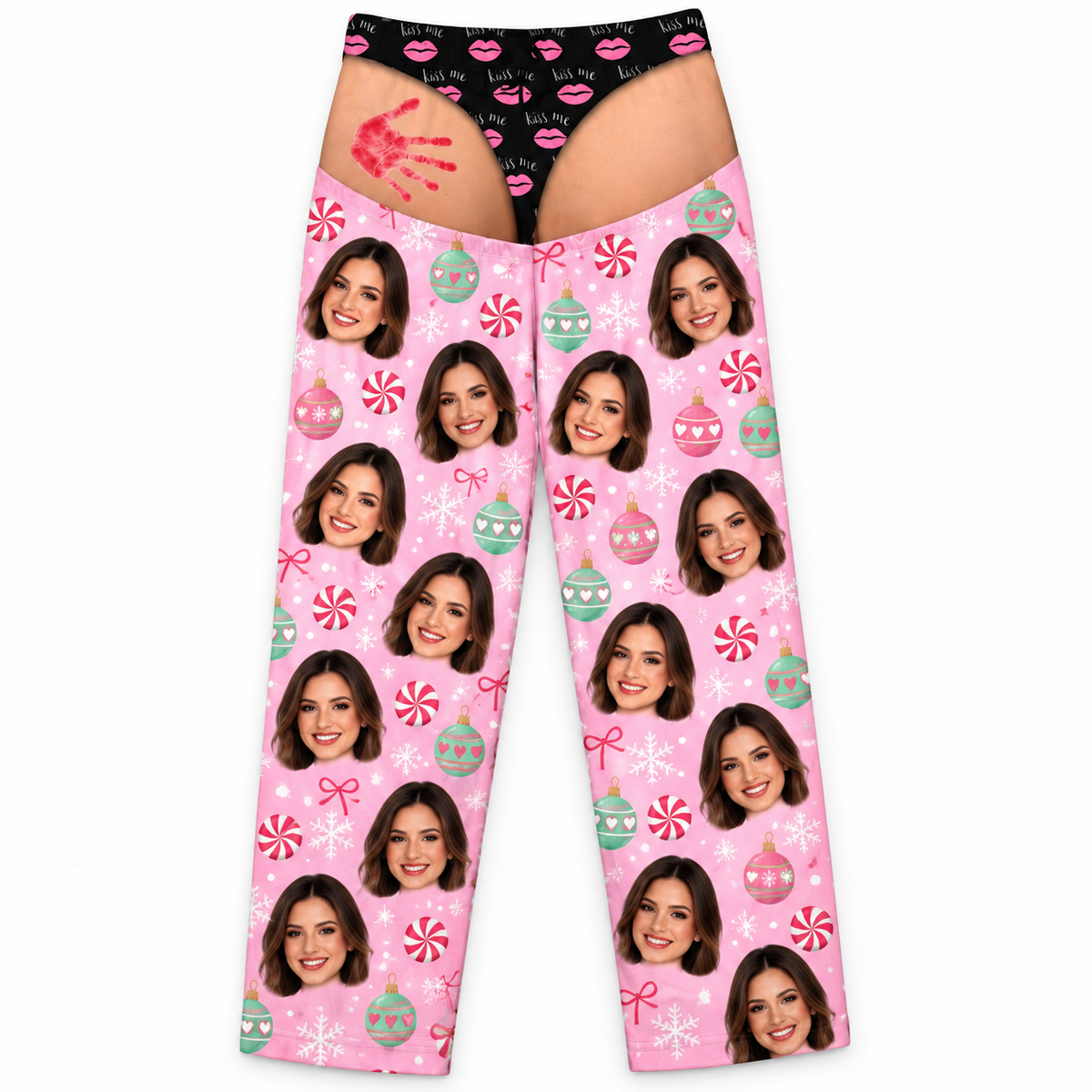 Men's Novelty Christmas Pajama Pants Funny Holiday Gag Loungewear