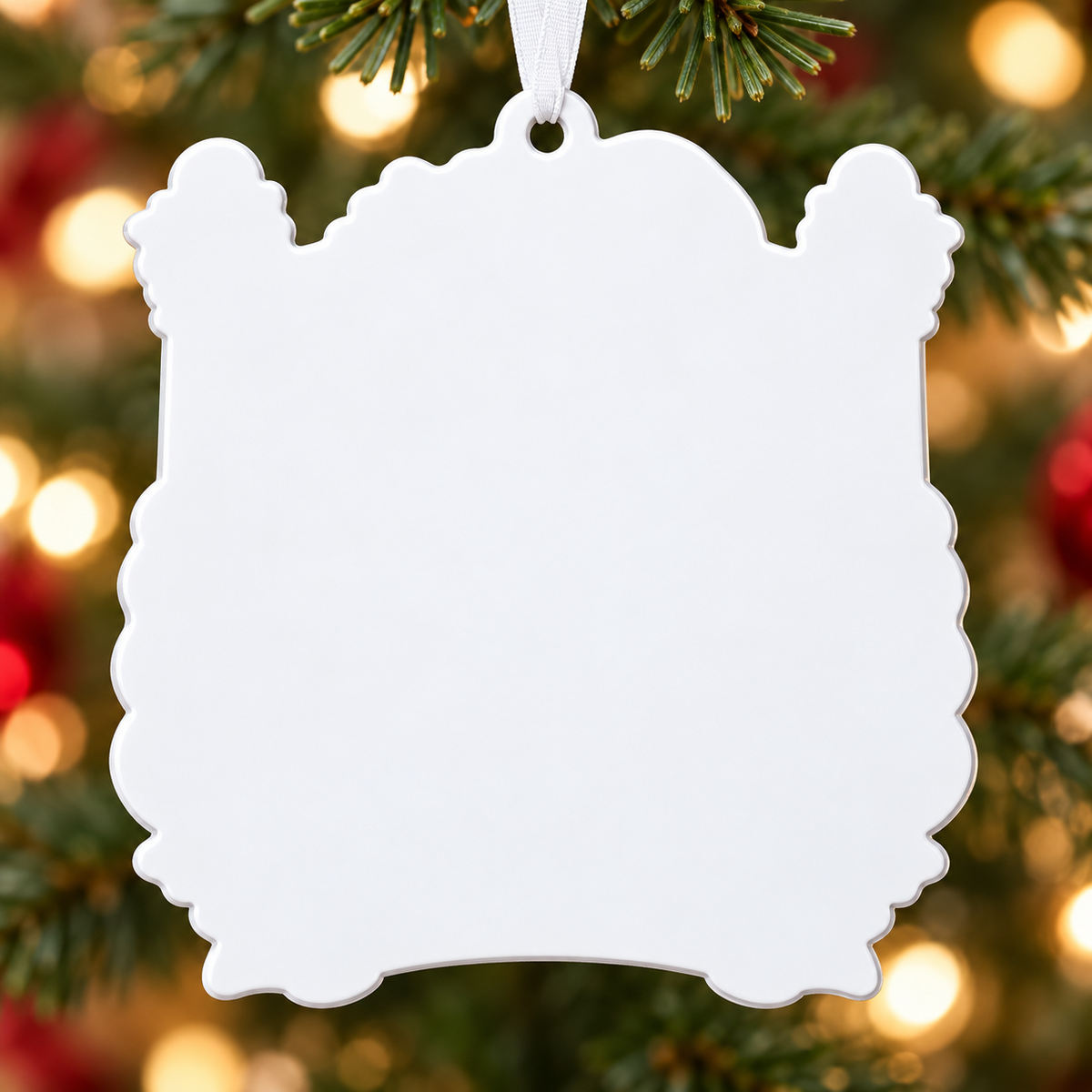 Grandma And Grandpa Breakfast In Bed Merry Christmas Holiday Keepsake - 3D Relief Ornament