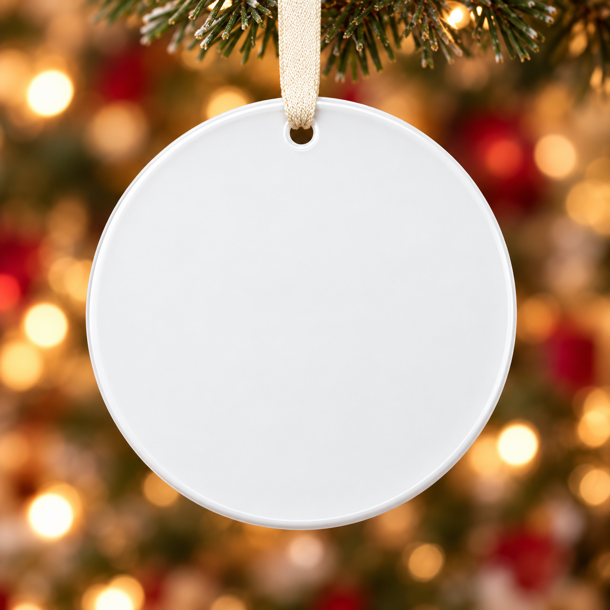 Baby In Sunglasses Sorry Santa I Drank The Milk Round Holiday Keepsake - 3D Relief Ornament