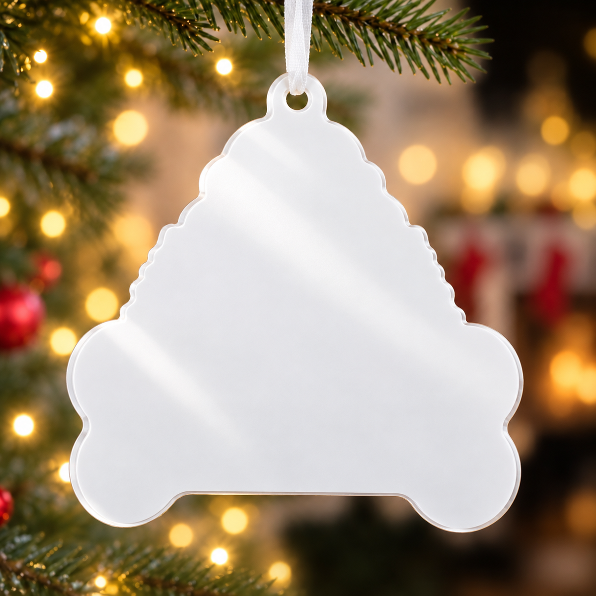 Dachshund Puppy First Christmas Dog Bone Hanging Holiday Tree Plaque - 3D Relief Ornament