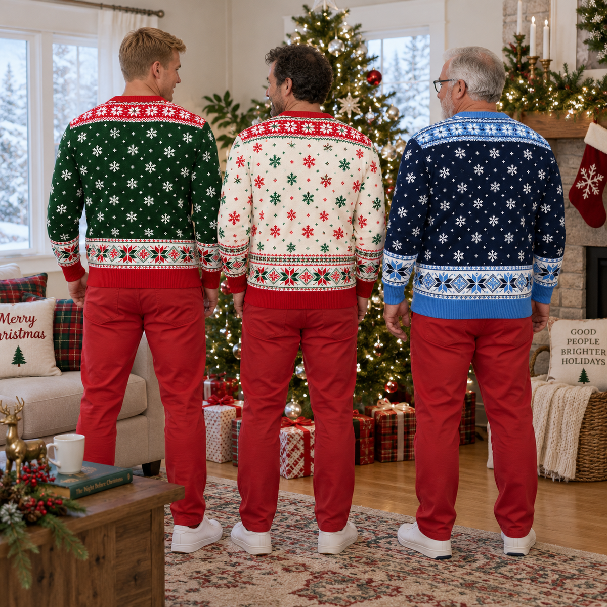 Funny Ugly Christmas Sweatshirt All I Want Novelty Holiday Pullover