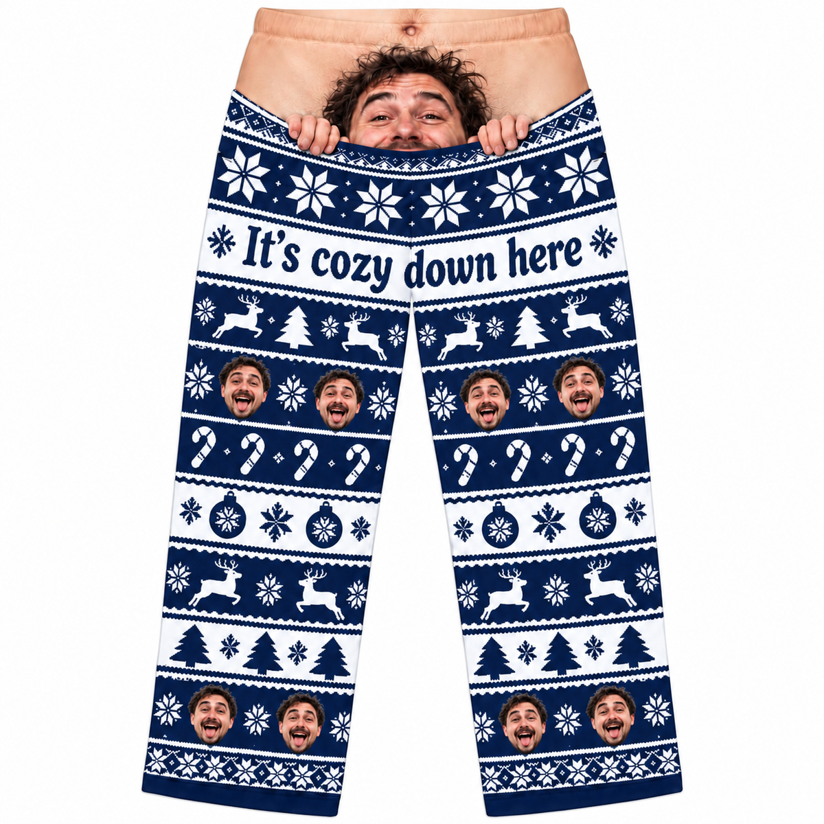 Christmas Pajama Pants Printed Holiday Fair Isle Lounge Sleepwear