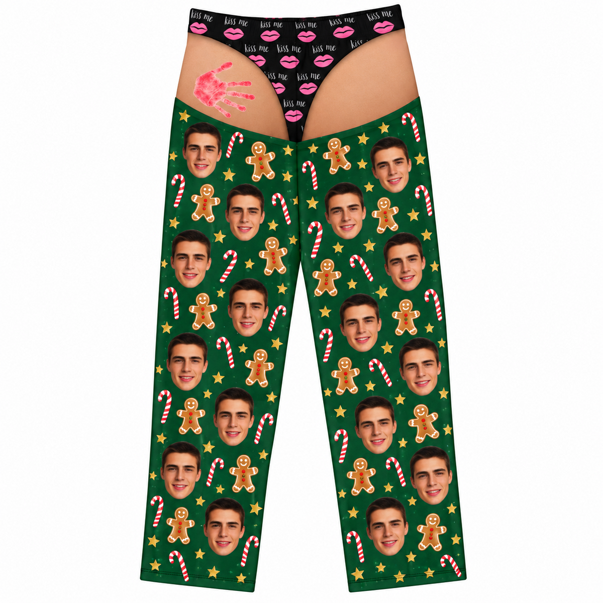 Men's Novelty Christmas Pajama Pants Funny Holiday Gag Loungewear