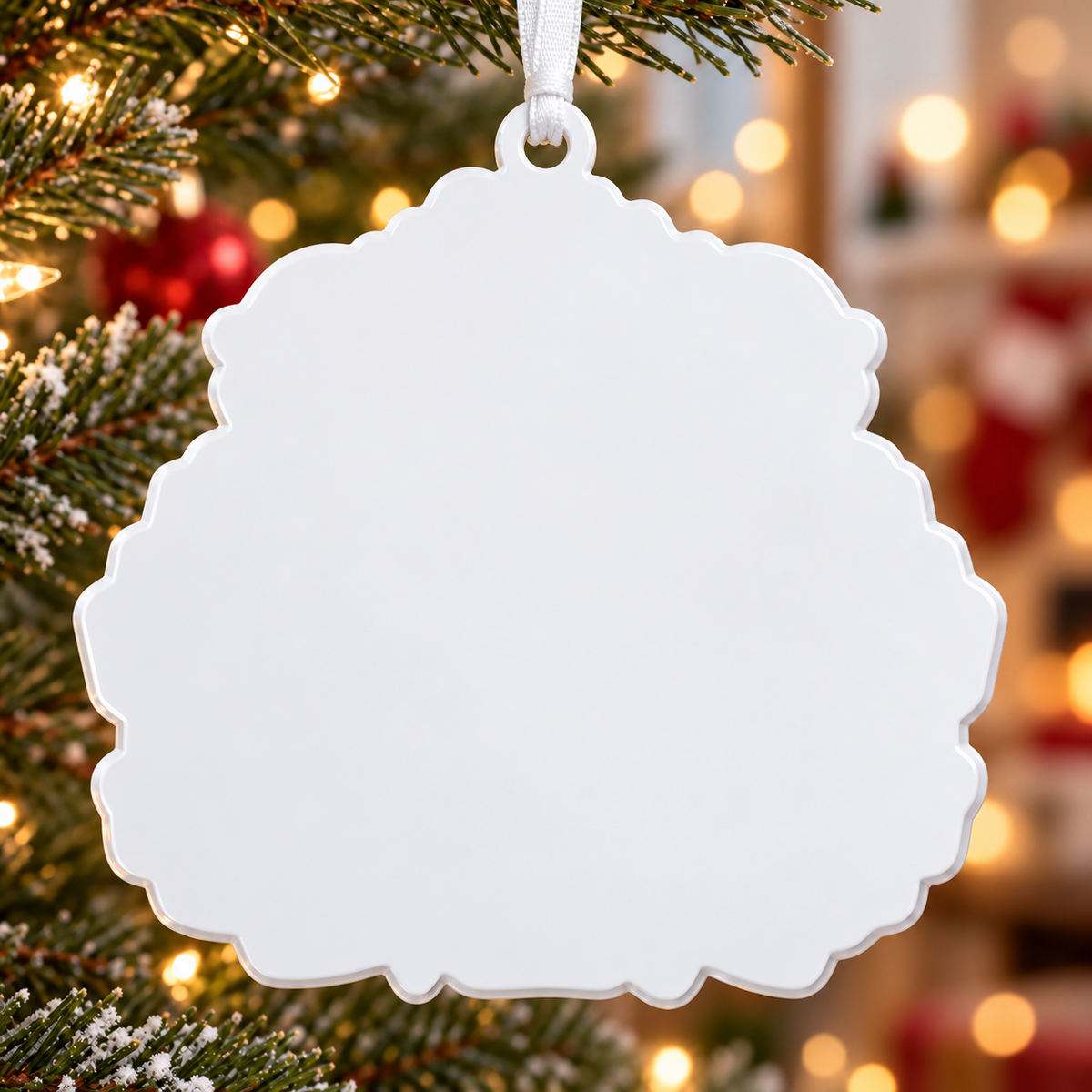 Winter Penguin Family Chill Patrol Squad Hanging Acrylic Holiday Decor - 3D Relief Ornament
