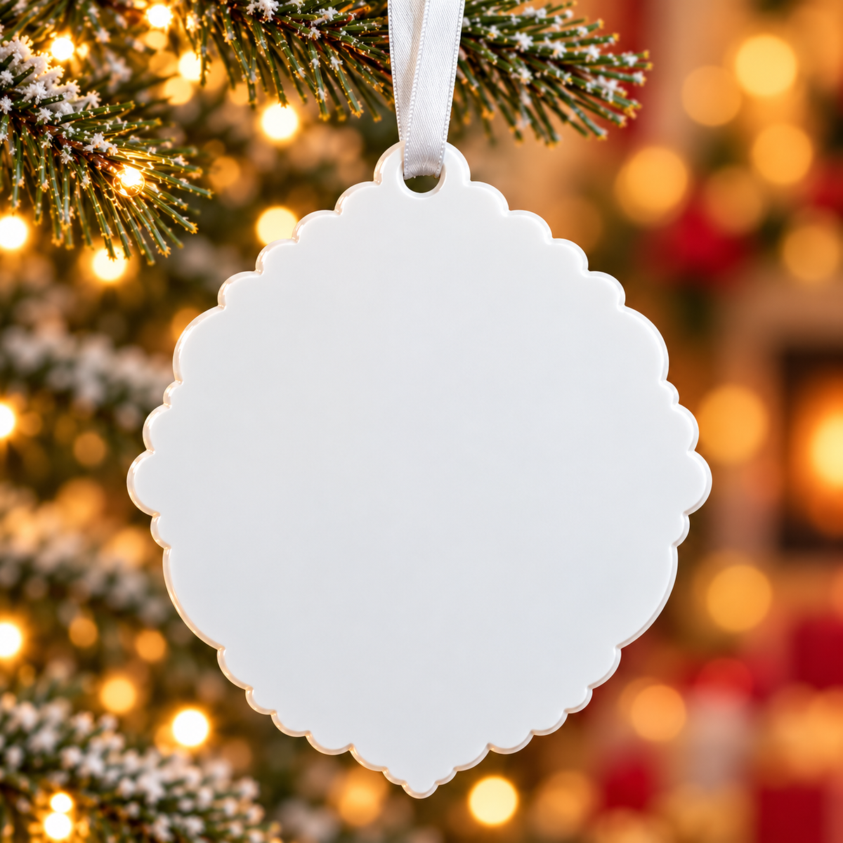 Cheers To True Friends Champagne Flutes Holiday Keepsake - 3D Relief Ornament