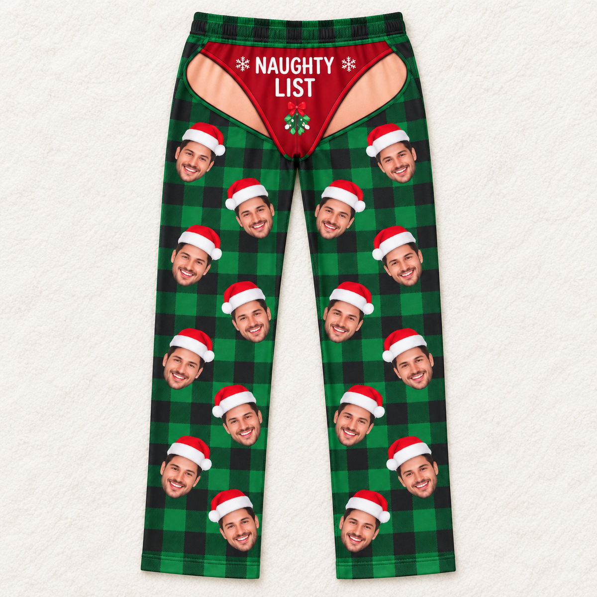 Pajama Pants Novelty Plaid Christmas Loungewear Holiday Sleep Bottoms