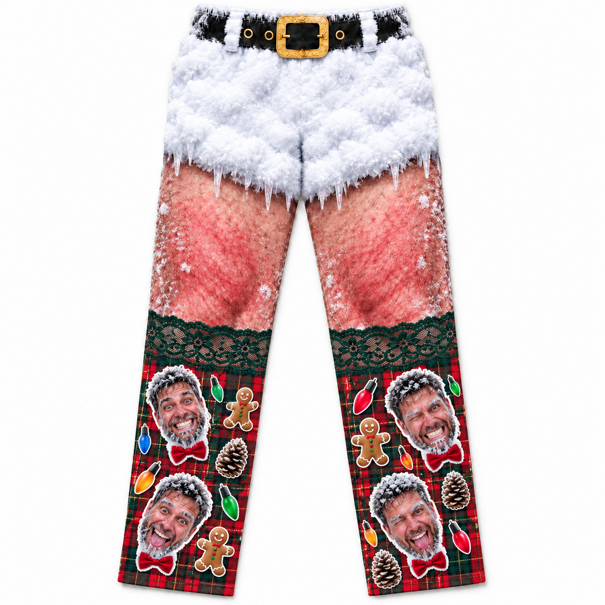 Christmas Pajama Pants Novelty Printed Holiday Lounge Trousers