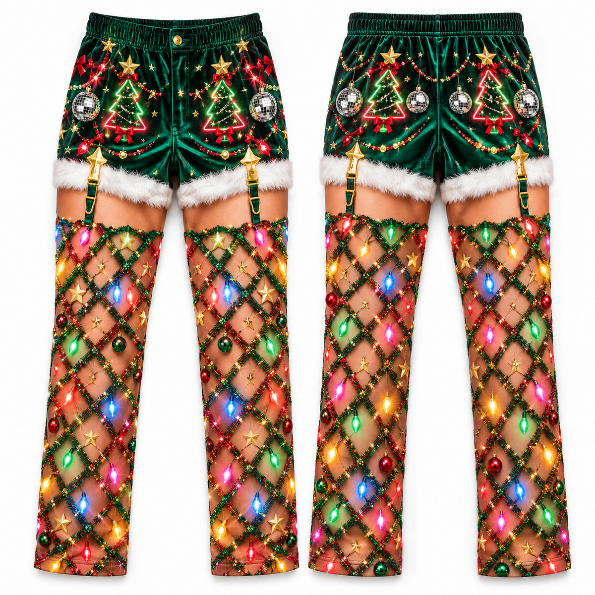 Funny Christmas Pajama Pants for Men Novelty Holiday Loungewear