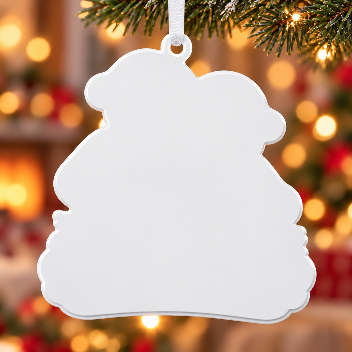 Christmas Baking Couple Holiday Tree Decoration, Kitchen Cookie Keepsake - 3D Relief Ornament