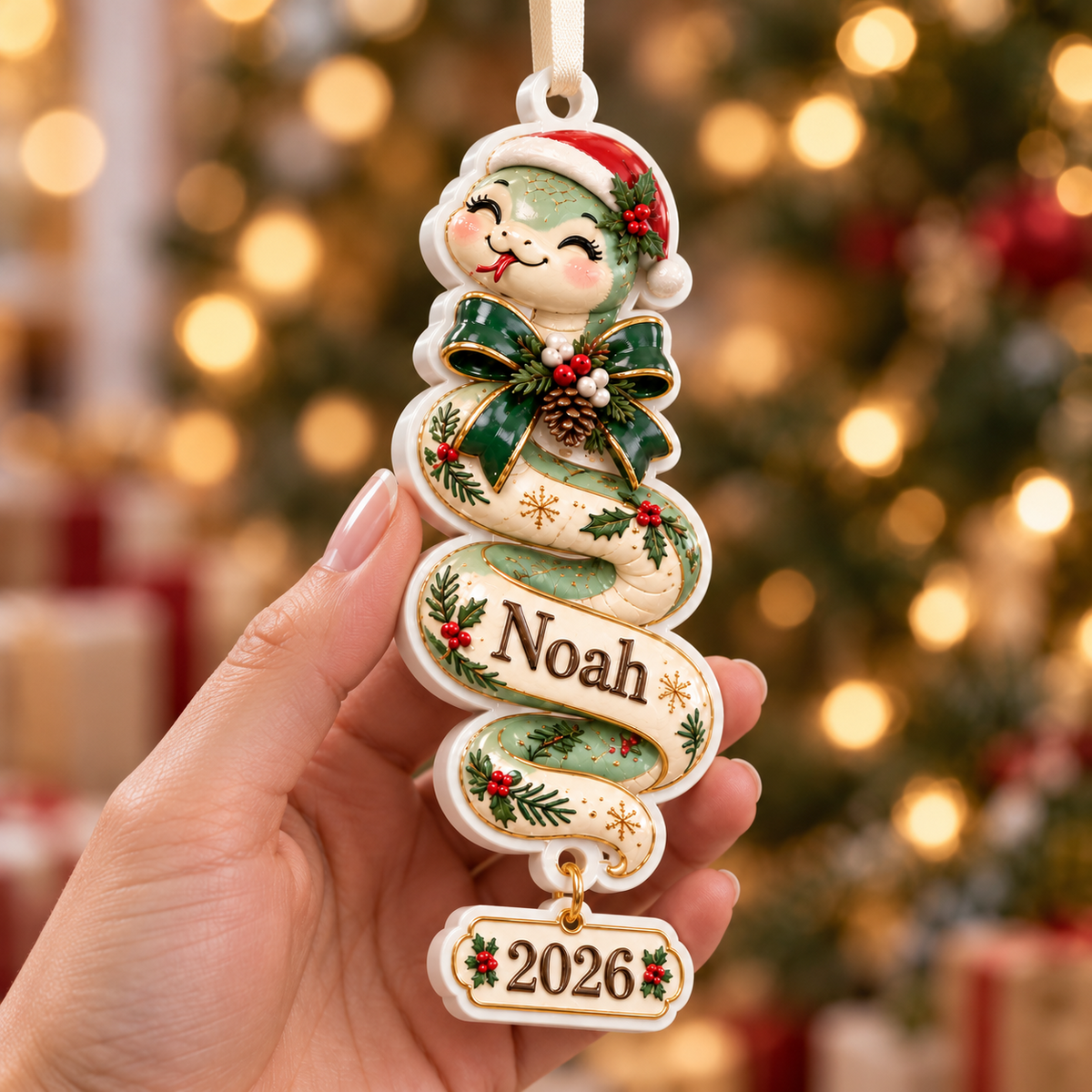 White Acrylic Vertical Stacked Silhouette with Hanging Banner Plaque - 3D Relief Ornament