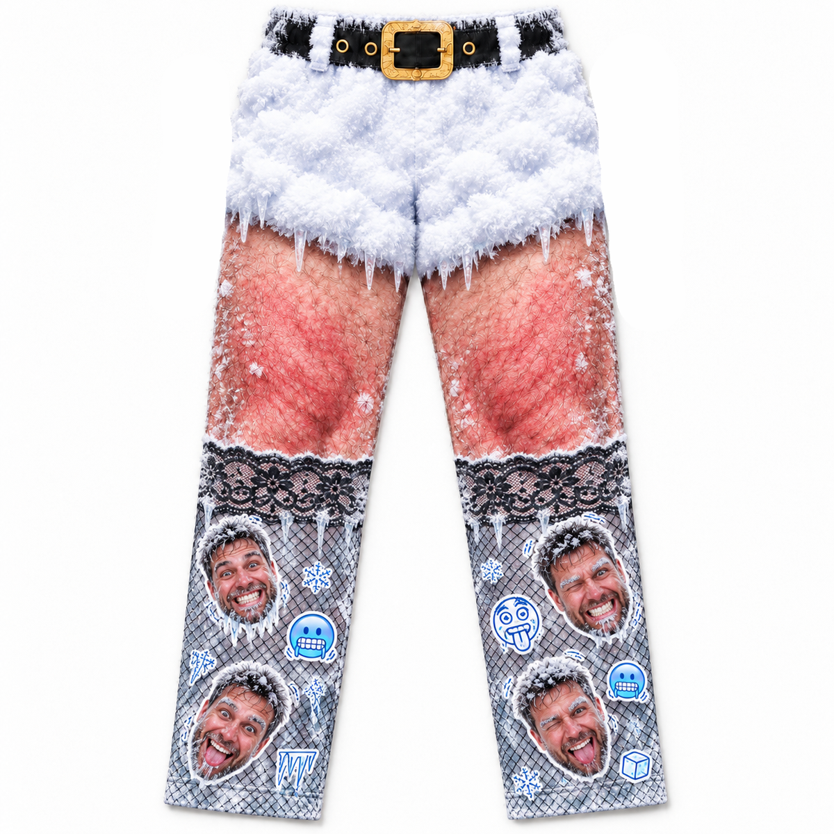 Christmas Pajama Pants Novelty Printed Holiday Lounge Trousers