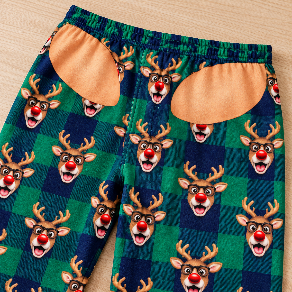 Novelty Christmas Cutout Pajama Pants Holiday Loungewear