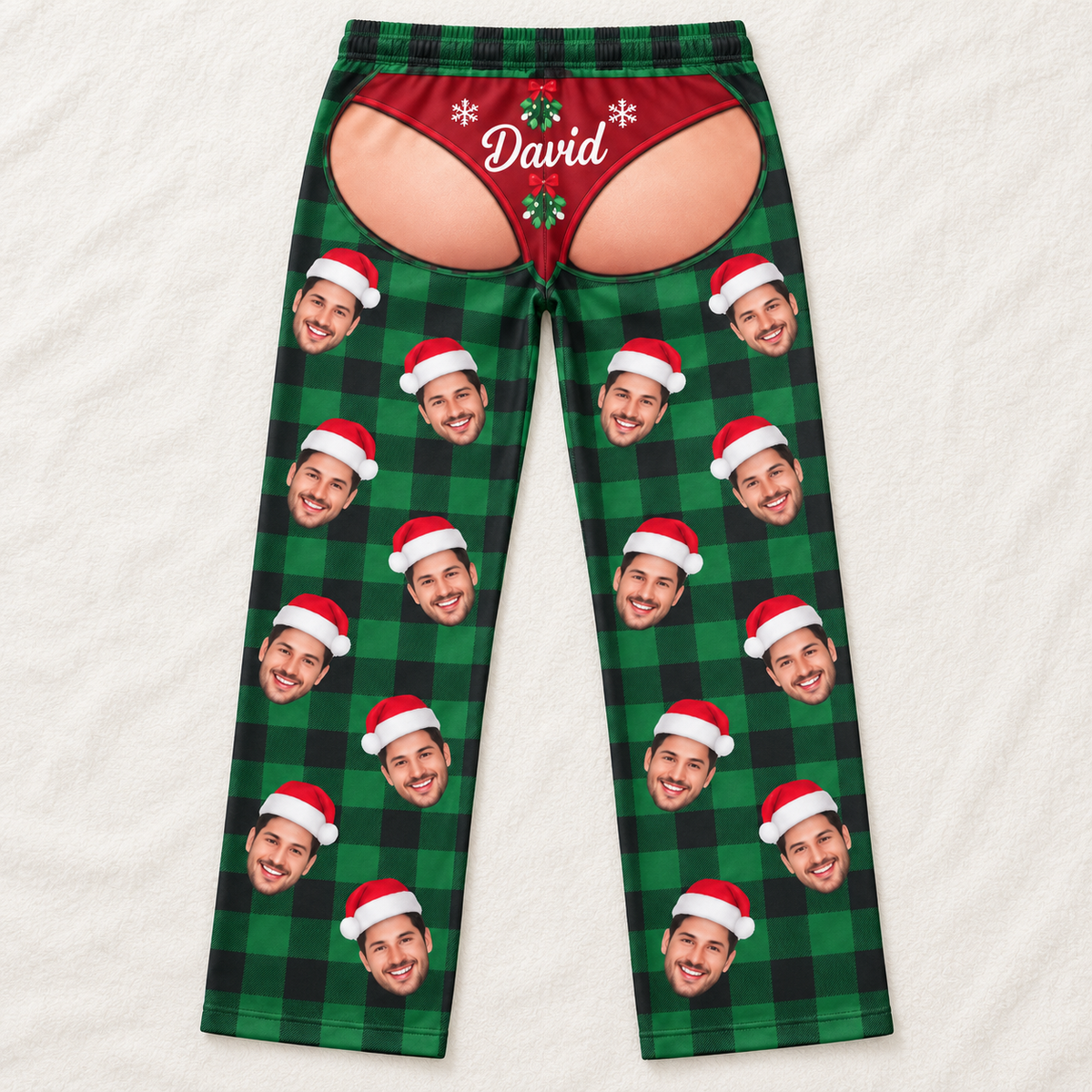 Pajama Pants Novelty Plaid Christmas Loungewear Holiday Sleep Bottoms