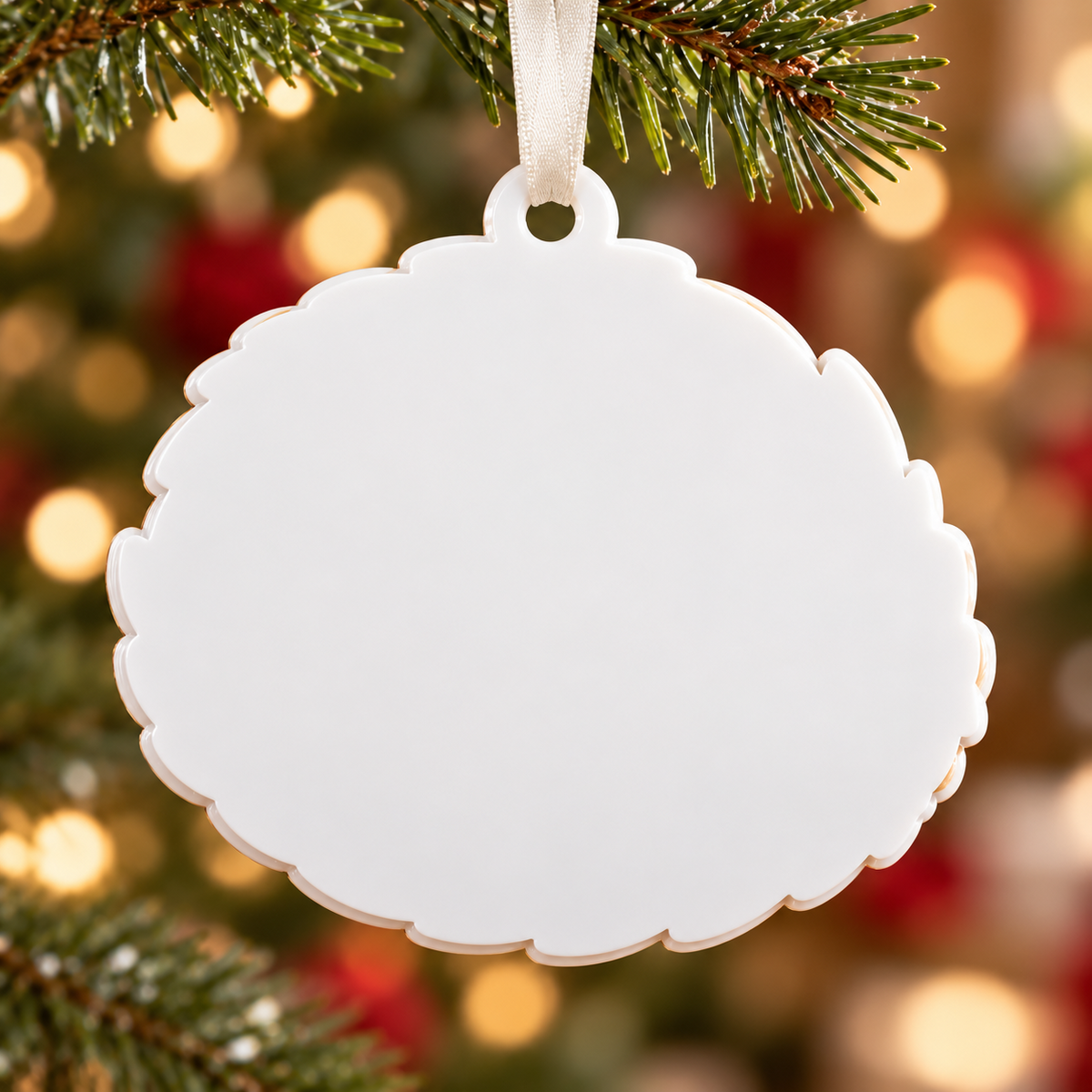 Sleeping Corgi Puppy with Angel Wings Hanging Holiday Keepsake - 3D Relief Ornament