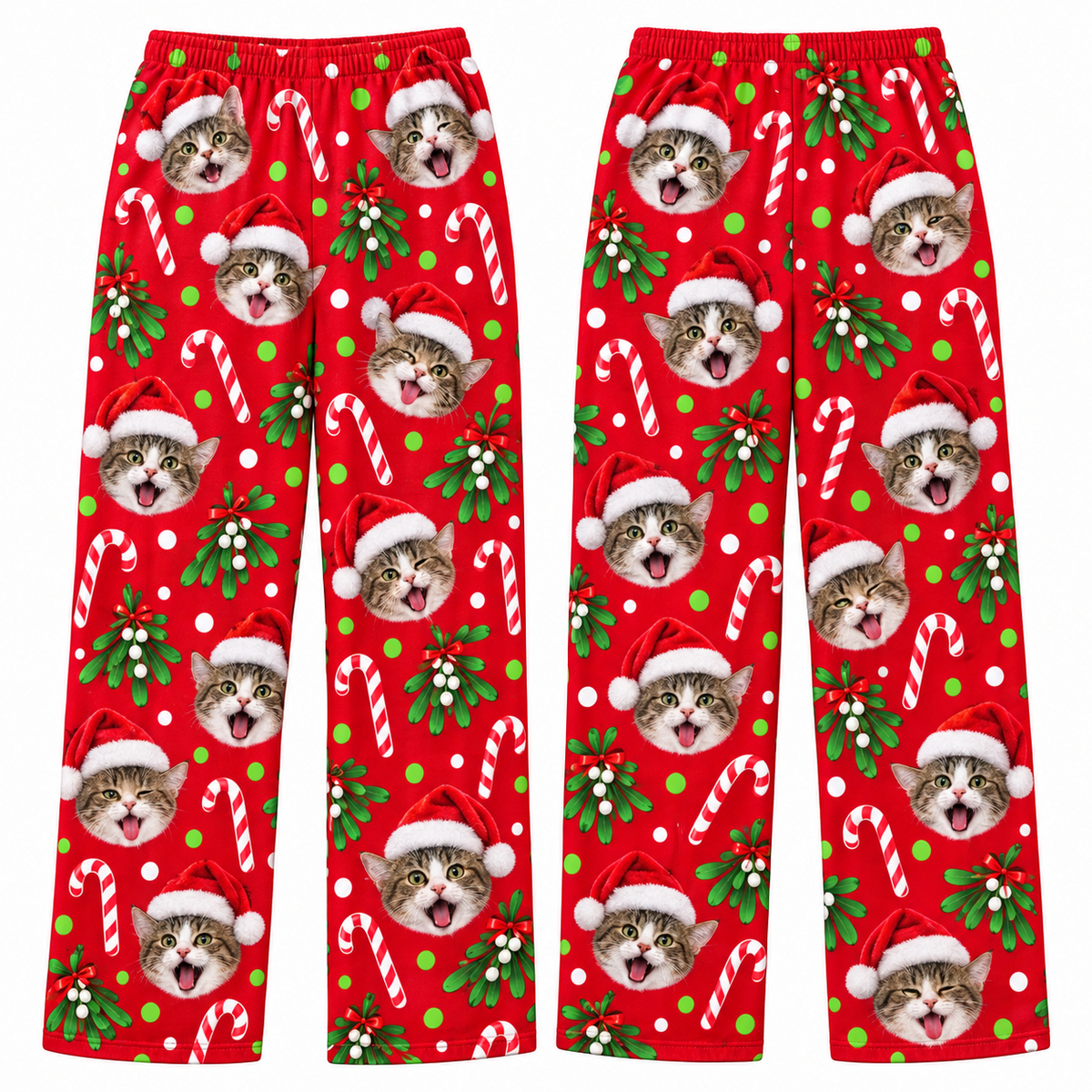 Christmas Pajama Pants Printed Holiday Lounge Sleepwear Trousers