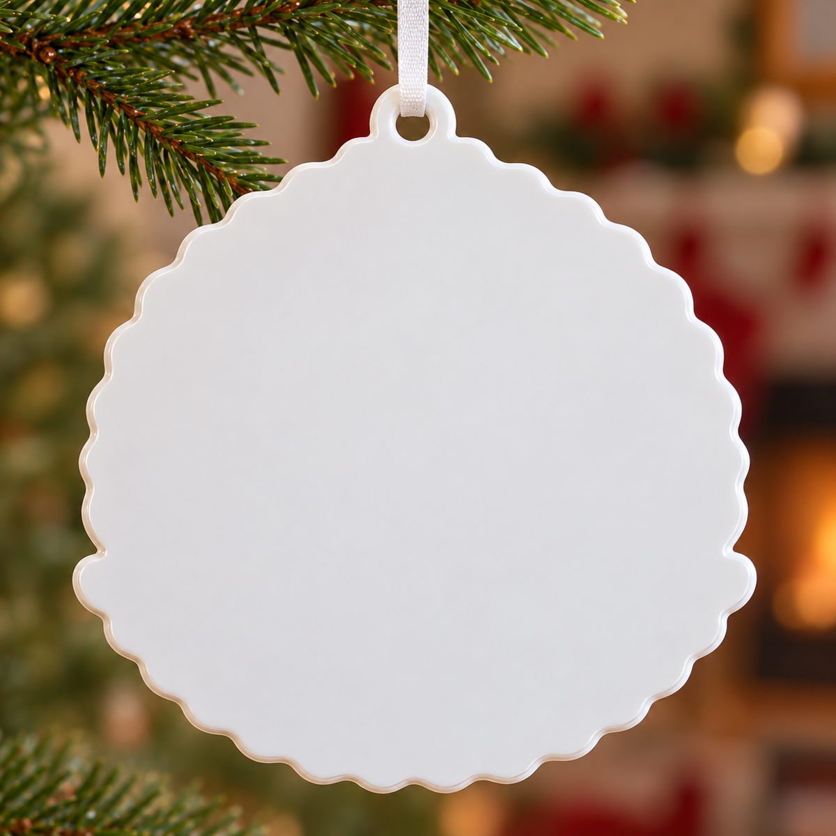 Family Marshmallows in Hot Cocoa Mug Holiday Tree Accent - 3D Relief Ornament