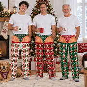 Christmas Pajama Pants Novelty Holiday Lounge Bottoms with Drawstring