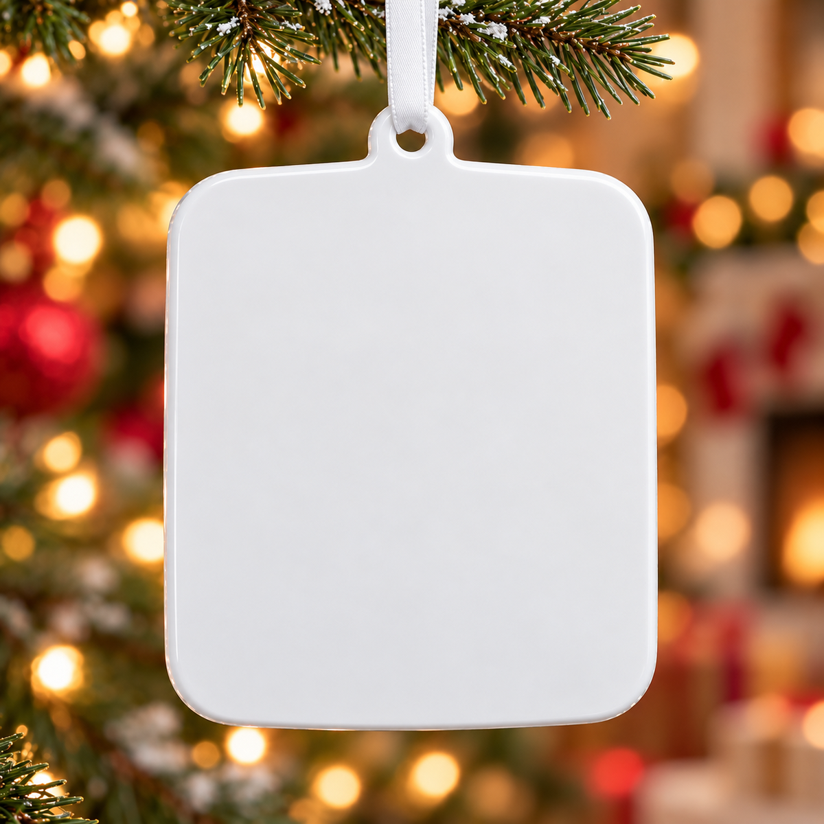 Golf Cart Couple Christmas Holiday Keepsake Plaque - 3D Relief Ornament