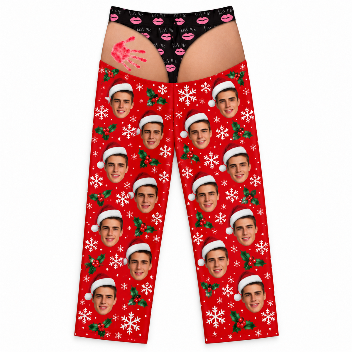 Men's Novelty Christmas Pajama Pants Funny Holiday Gag Loungewear