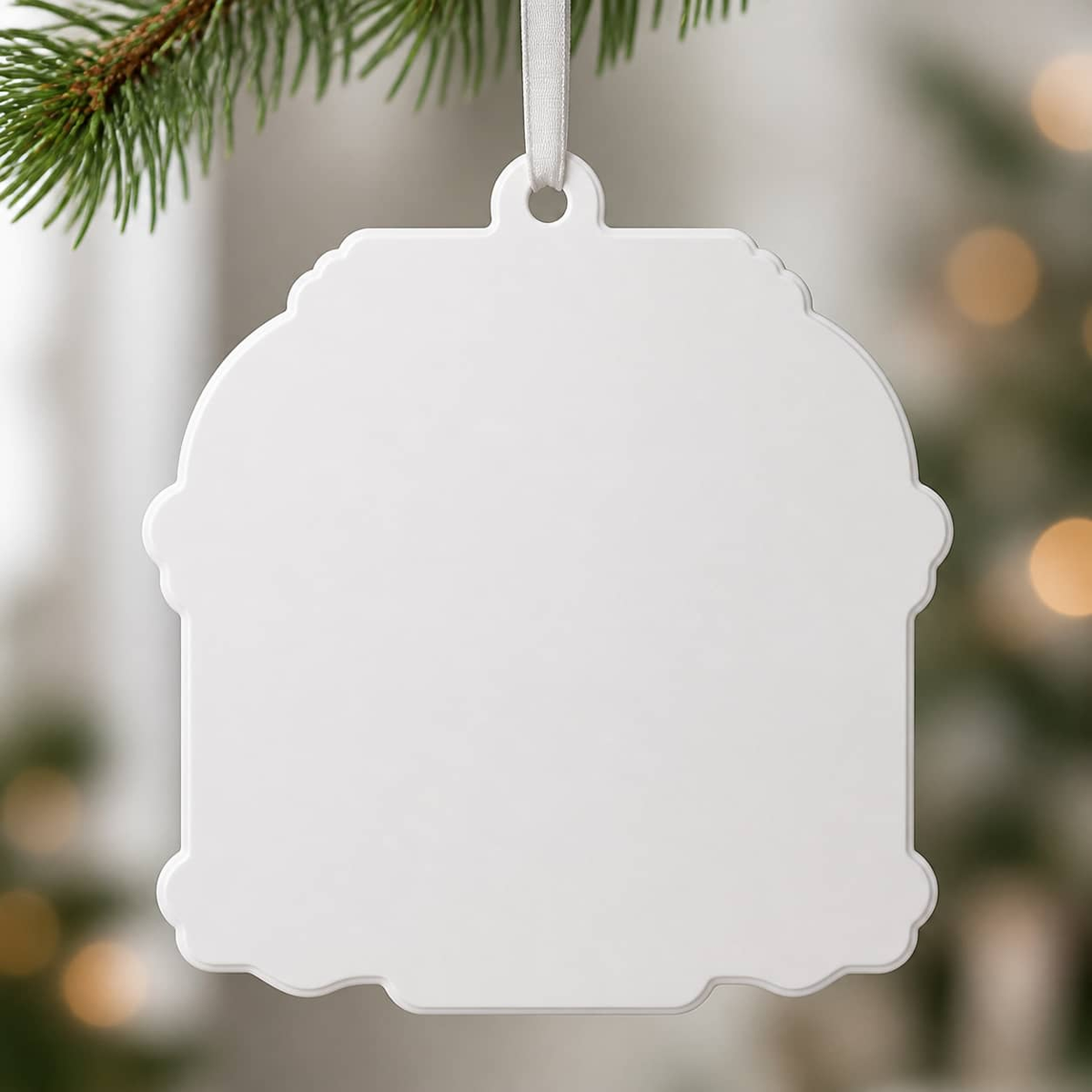 Baby's First Christmas 2026 Hanging Keepsake, America's 250th Year Patriotic Fireplace - 3D Relief Ornament